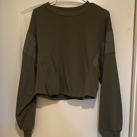 Bershka Tops - Bershka Olive Sweatshirt for Women
